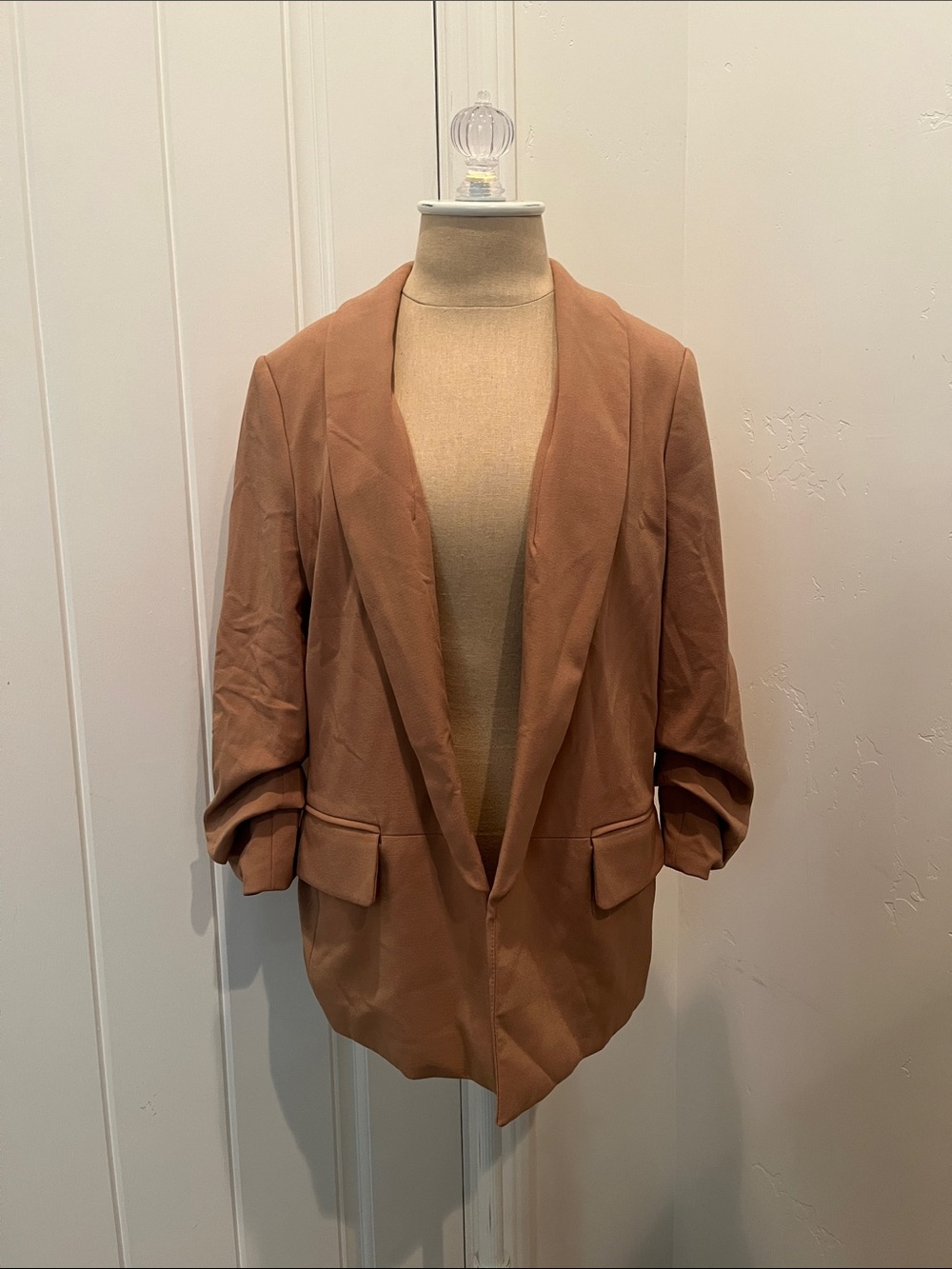 Banana Republic Women's Open Front Blazer Jacket - Camel